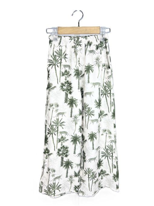 Pantalon ample et léger pour fille imprimé jungle kaki