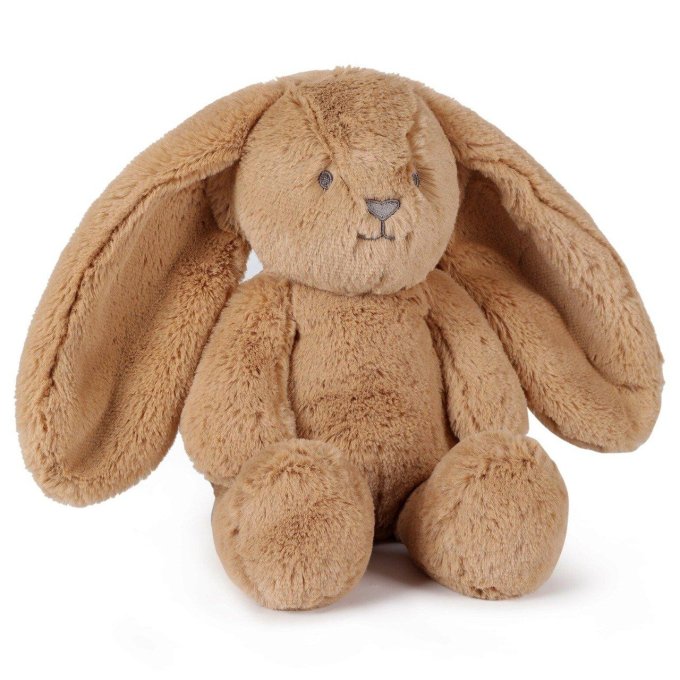 Grande peluche ultra douce lapin OB Designs caramel