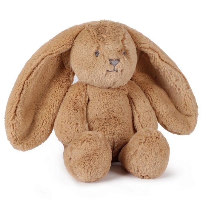 Petite peluche ultra douce lapin OB Designs caramel