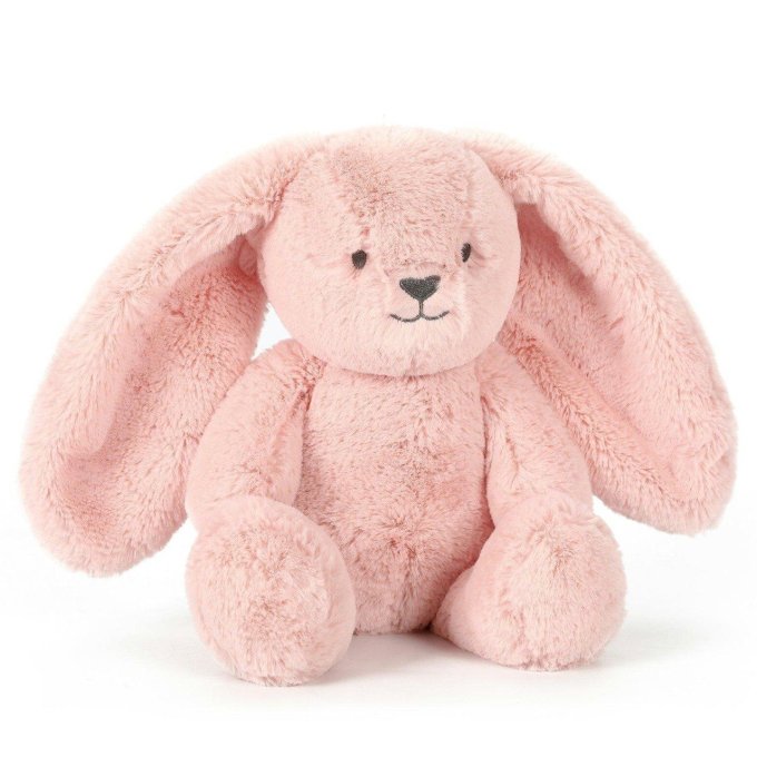 Grande peluche ultra douce lapin OB Designs rose