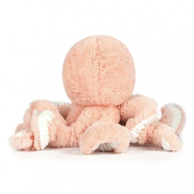 Peluche ultra douce poulpe OB Designs rose des sables