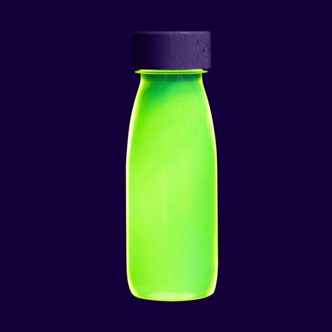 Bouteille sensorielle Petit Boum jaune fluo