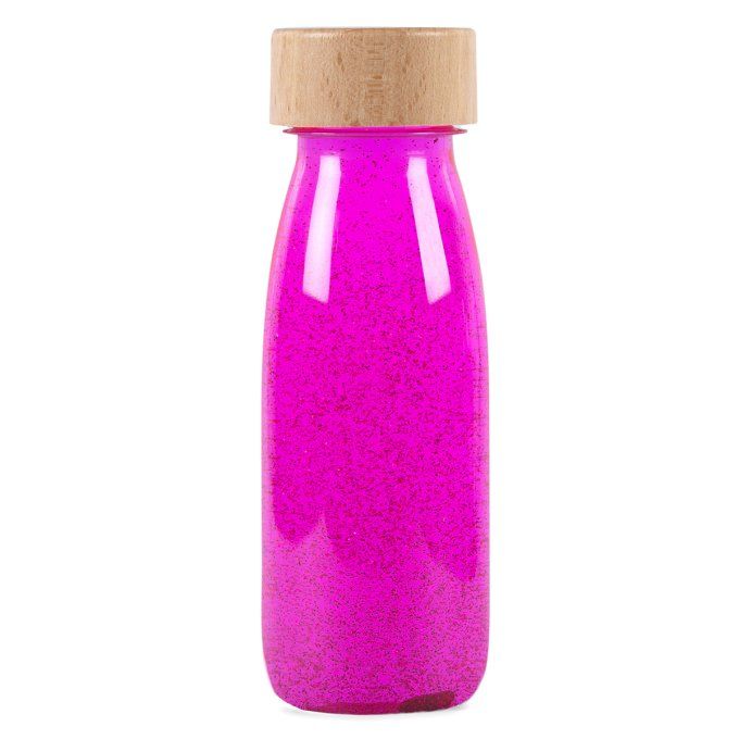 Bouteille sensorielle Petit Boum rose fluo