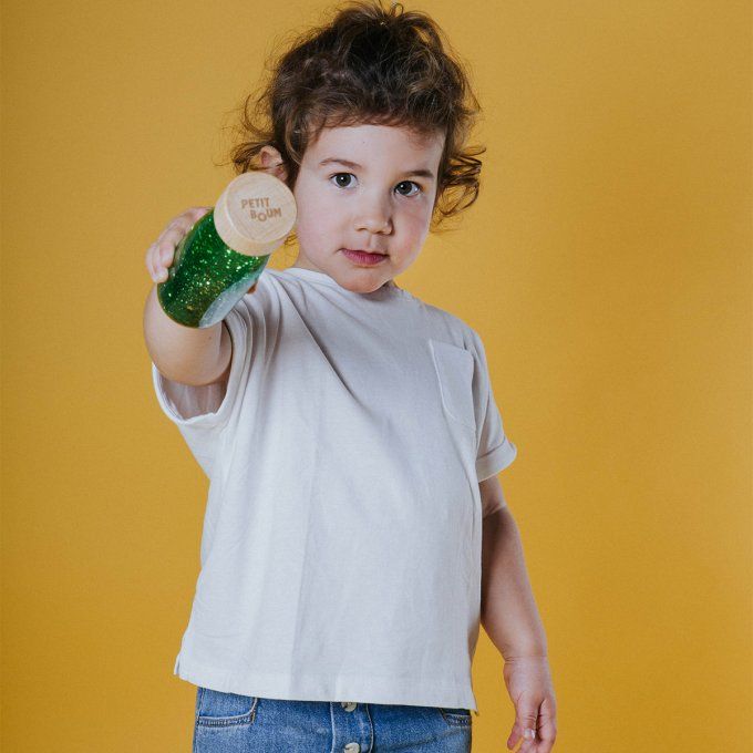 Bouteille sensorielle Petit Boum vert