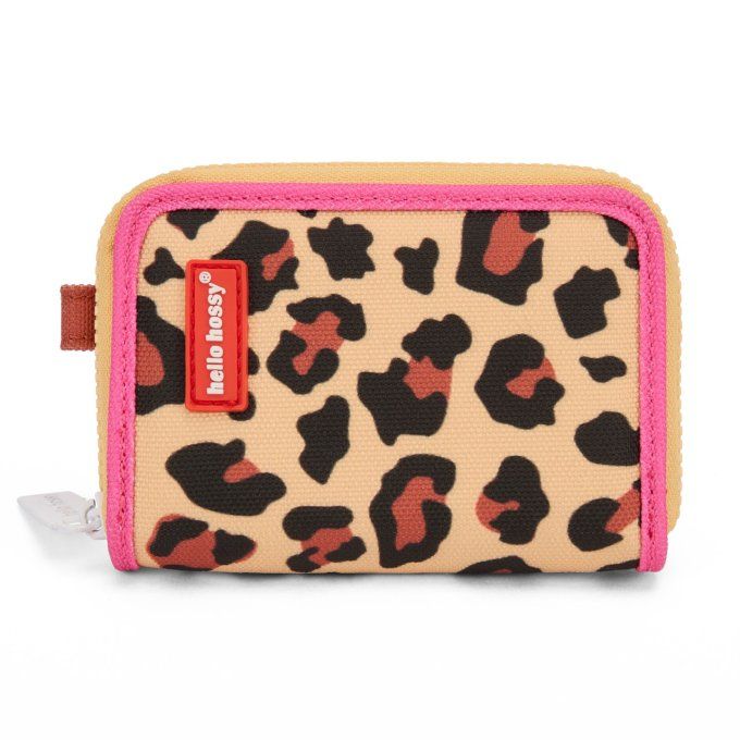 Porte-Monnaie enfant Hello Hossy motif léopard tendance