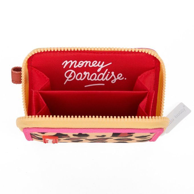 Porte-Monnaie enfant Hello Hossy motif léopard tendance