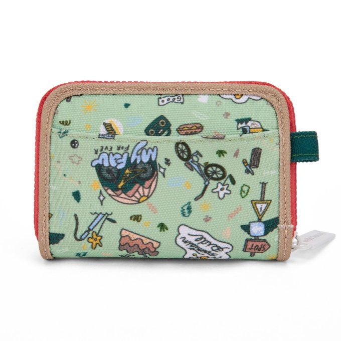 Porte-Monnaie enfant Hello Hossy mountain ride vert