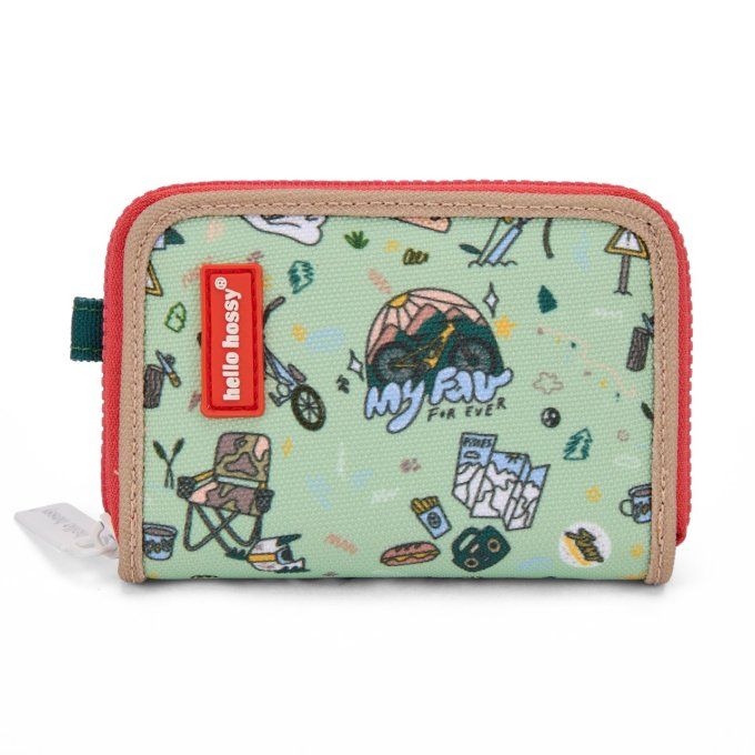 Porte-Monnaie enfant Hello Hossy mountain ride vert