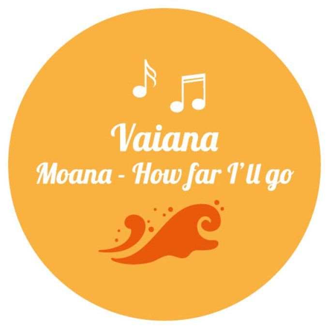 Mobile musical pouce et lina baleine Vaiana 