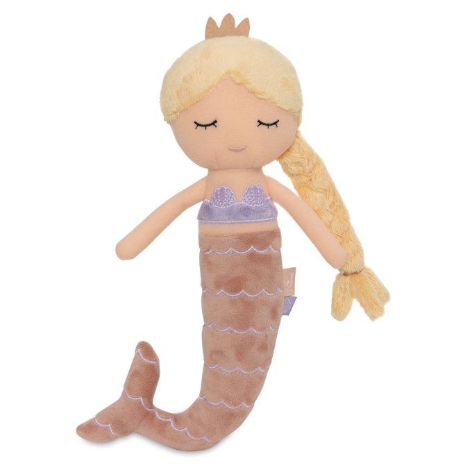 Poupée en peluche sirène Jollein Ella Wild Rose