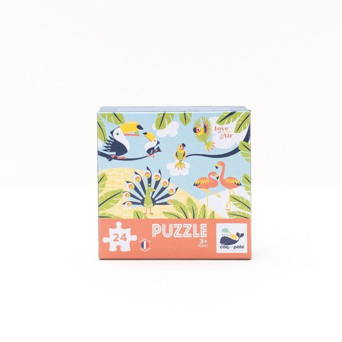 Puzzle 24 pièces Coq en pate oiseaux