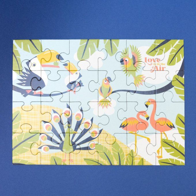 Puzzle 24 pièces Coq en pate oiseaux