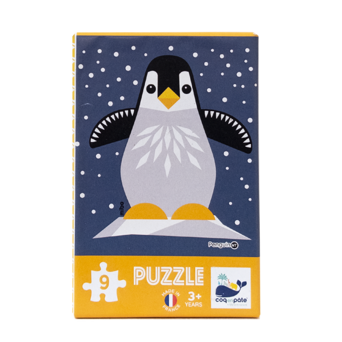 Puzzle 9 pièces Coq en pate pingouin