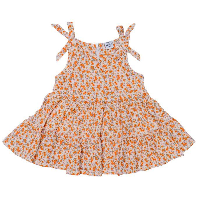 Robe à étages bébé fille BB&CO gaze de coton liberty