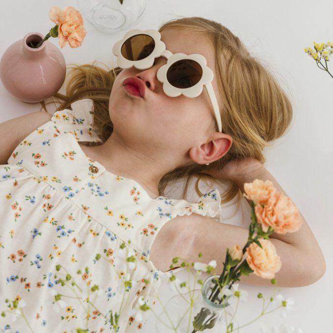 Robe été fille Leonie L.P.C. Jersey coton bio Capucine