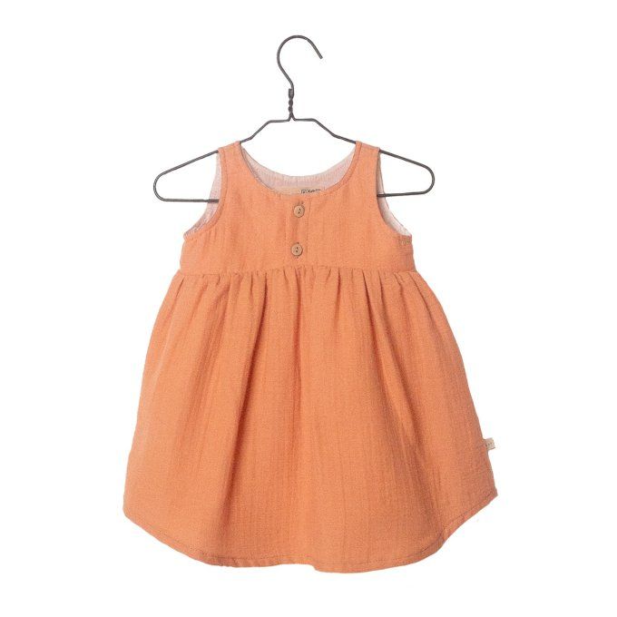 Robe été fille EMMA L.P.C. gaze coton bio marmelade