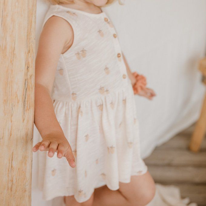 Robe été fille ROMANE L.P.C. jersey coton bio charlotte