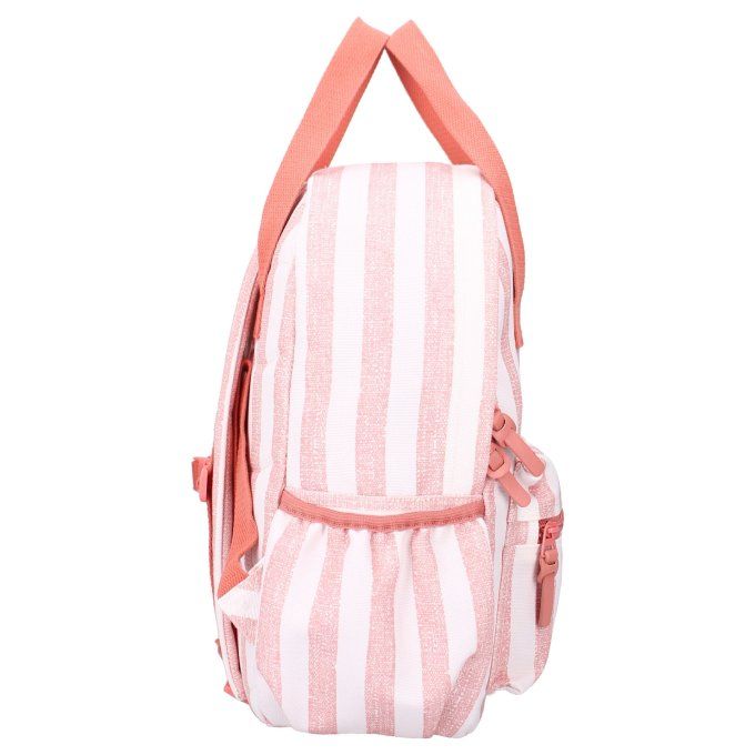 Sac à dos enfant à anses Kidzroom Rayures roses