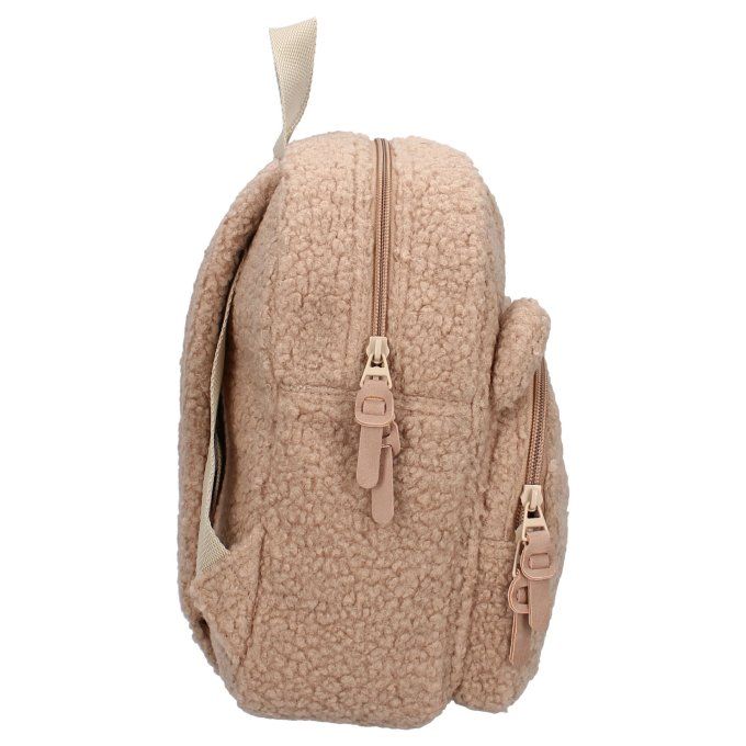 Sac à dos enfant Kidzroom ourson bouclette beige