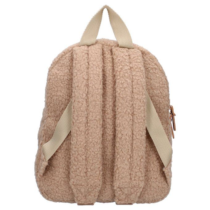 Sac à dos enfant Kidzroom ourson bouclette beige