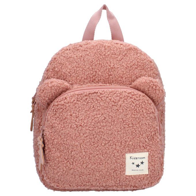 Sac à dos enfant Kidzroom ourson bouclette rose