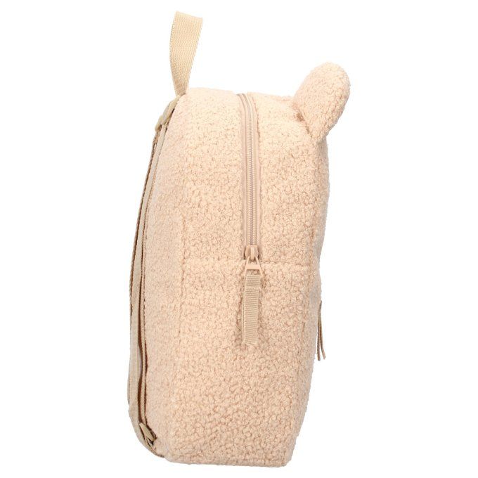 Sac à dos enfant Kidzroom ourson bouclette beige