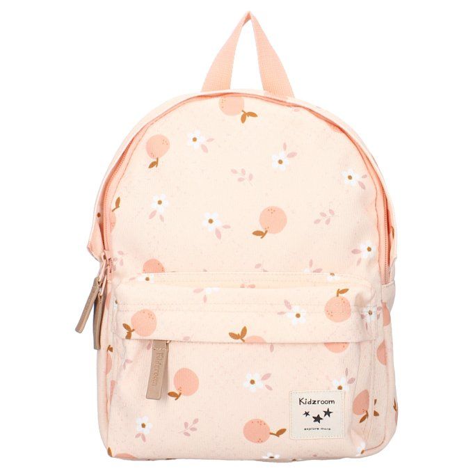 Sac à dos enfant Kidzroom Fruits et Fleurs rose