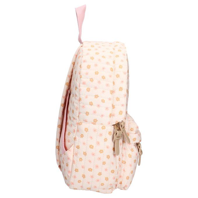 Sac à dos enfant matelassé Kidzroom Petites Fleurs rose