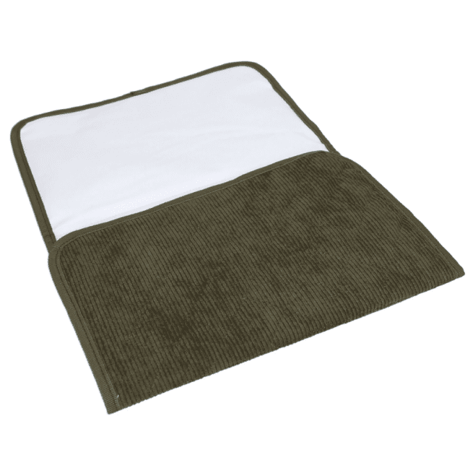 Sac à langer bébé velours côtelé Kidzroom vert kaki