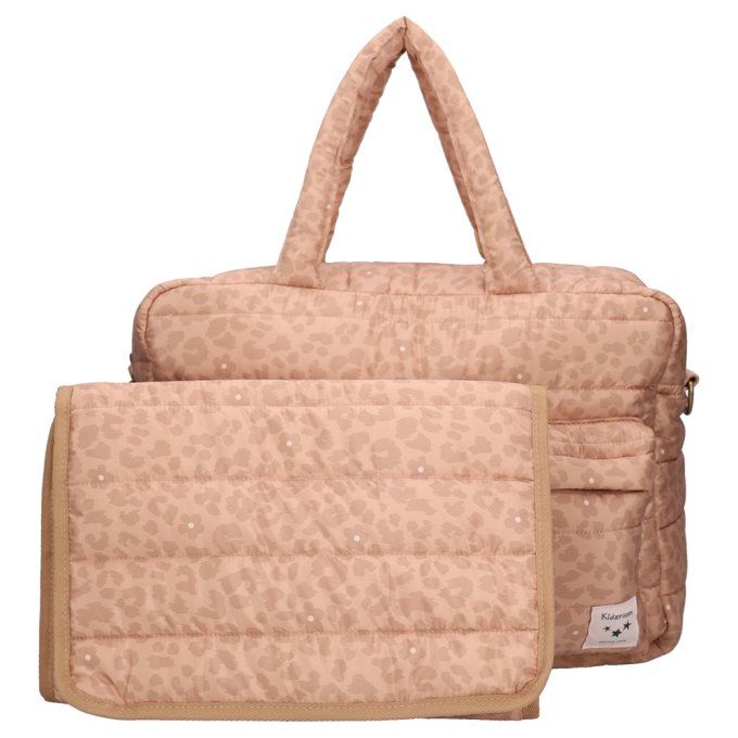 Sac à langer matelassé imperméable Kidzroom léopard