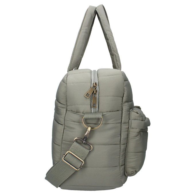 Sac à langer matelassé imperméable Kidzroom vert kaki