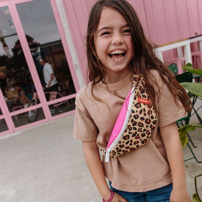 Sac banane tendance pour enfant Hello Hossy léopard 7