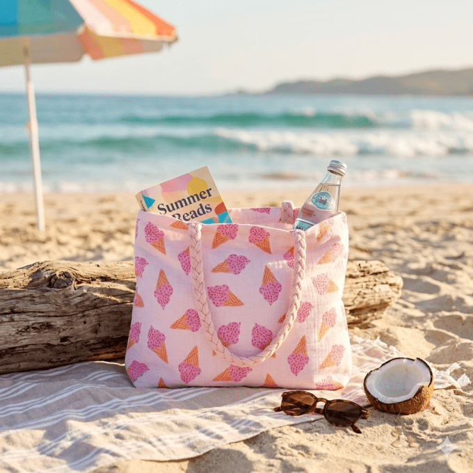 Sac cabas multifonction Mom bag coton BB&CO glaces