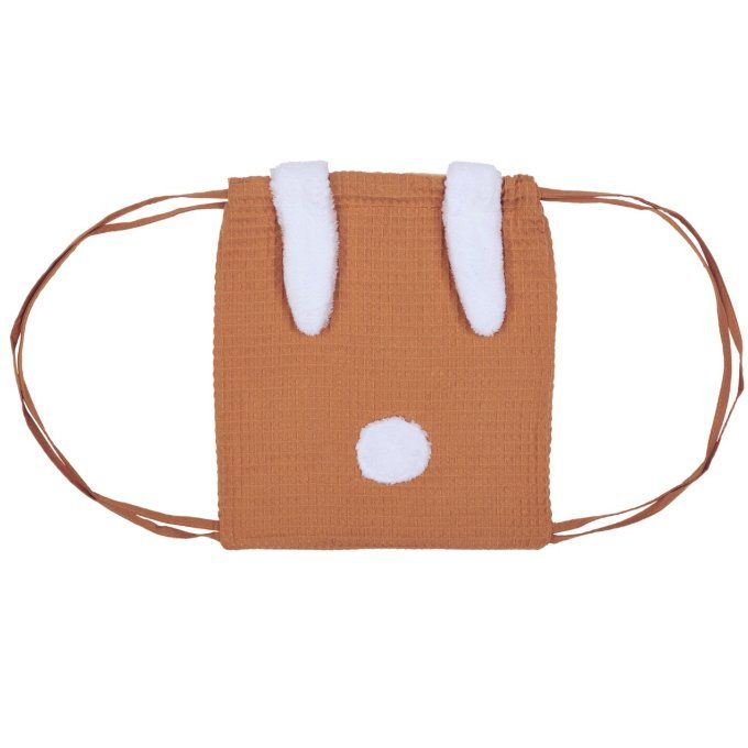 Sac à dos enfant lapin BB&CO noisette