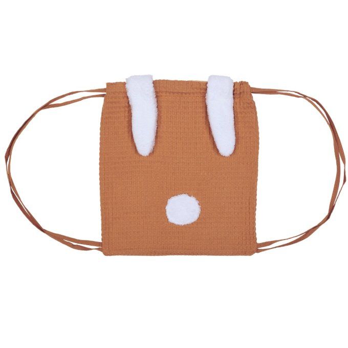 Sac à dos enfant lapin BB&CO camel