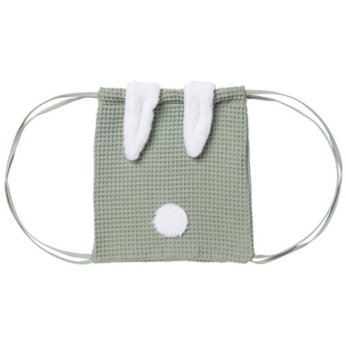 Sac à dos enfant lapin BB&CO vert