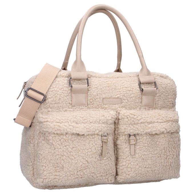 Sac à langer sherpa Kidzroom beige