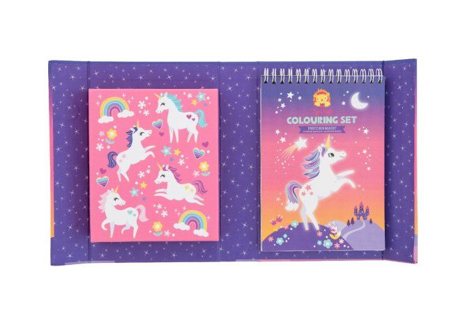 Set de coloriage enfant licorne magique Tiger Tribe