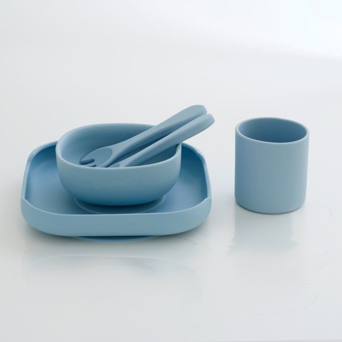 Ensemble repas Gloop dusty blue