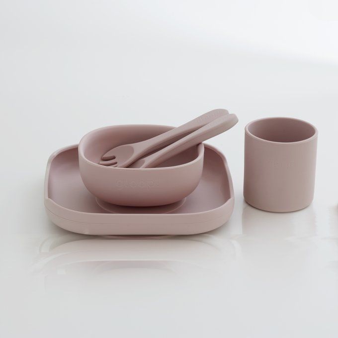 Ensemble repas Gloop rose pink