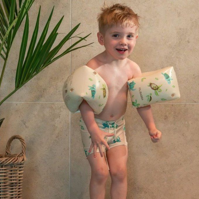 Short de bain enfant Orla Filibabba First Swim tortue