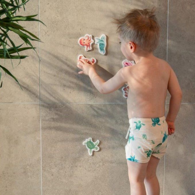 Short de bain enfant Orla Filibabba First Swim tortue