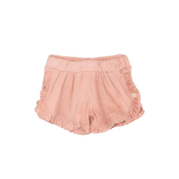 Short en éponge fille Simone L.P.C. Rose Litchi