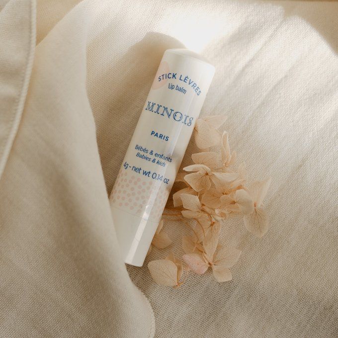 Stick à lèvres baume hydratant 100% naturel Minois Paris