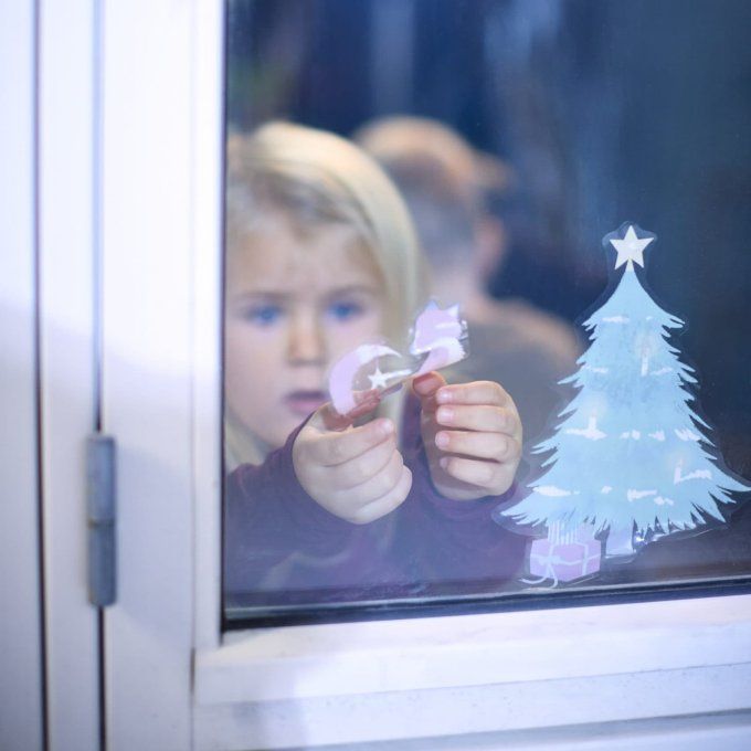 Stickers déco vitre Filibabba Merveilleux hiver Noël