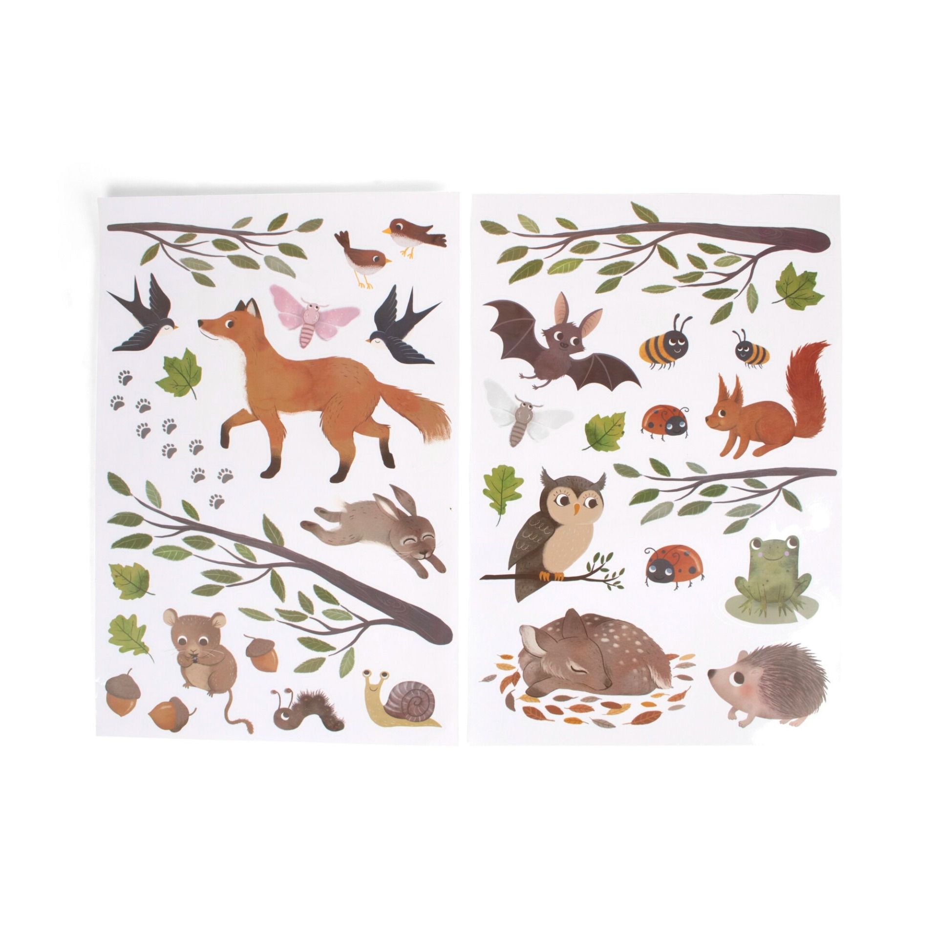 Stickers muraux enfant Filibabba Les amis de la forêt