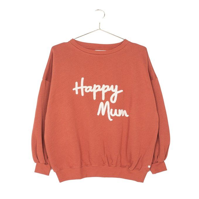 Sweat adulte SOANN L.P.C. en molleton coton bio tomette