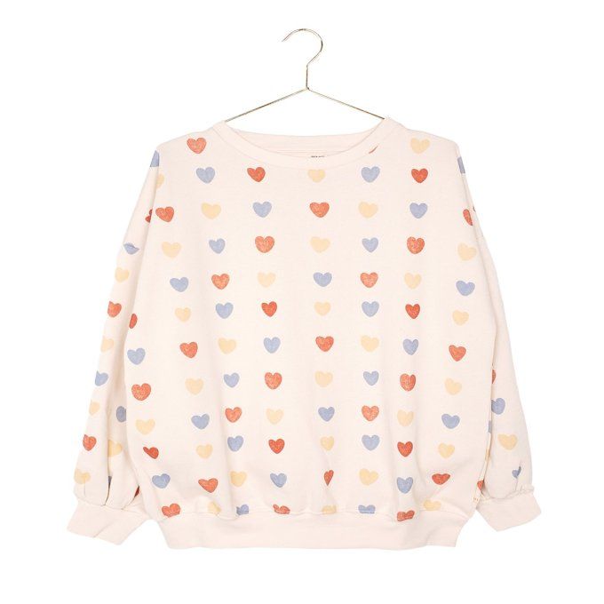 Sweat adulte SOANN L.P.C. en molleton coton bio cœur