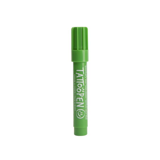 Tattoopen feutre tatouage temporaire Nailmatic vert