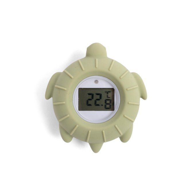 Thermomètre de bain bébé Filibabba tortue verte